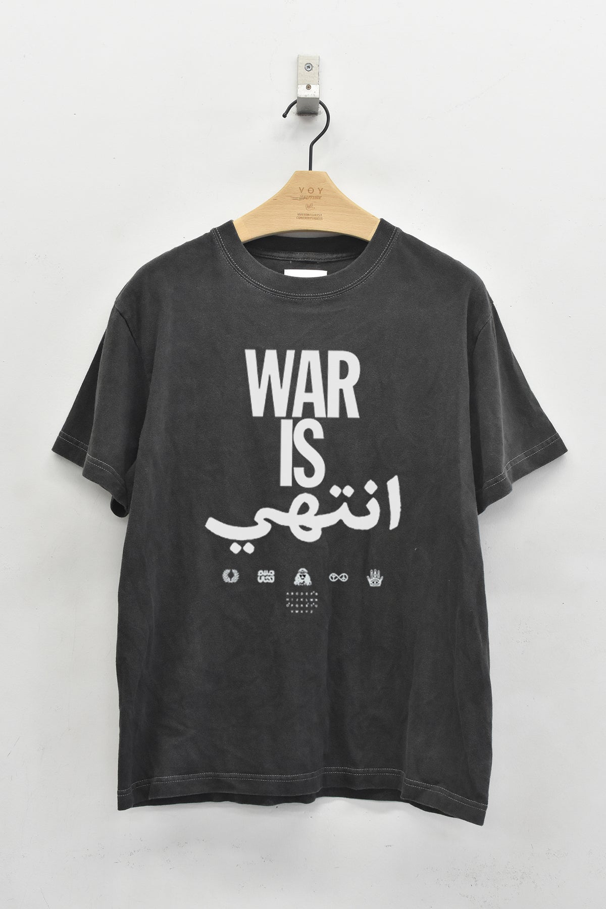 先行予約 STOF / PIGMENT-DYED TEE / WAR IS OVER