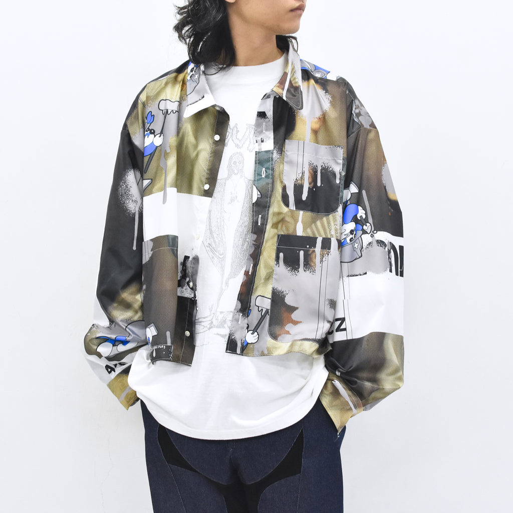 BODYSONG. / FAMOUS PAINTING SHIRTS/ATOZ - WHITE