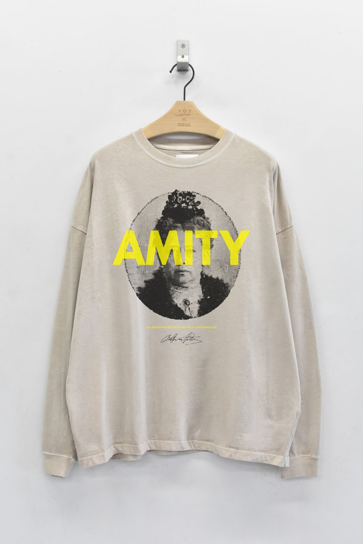 先行予約 STOF / PIGMENT-DYED L/S TEE / AMITY