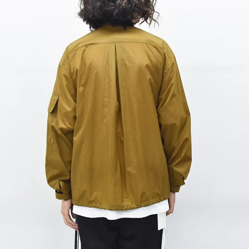 THE JEAN PIERRE / Shell Nylon Shirt - BROWN
