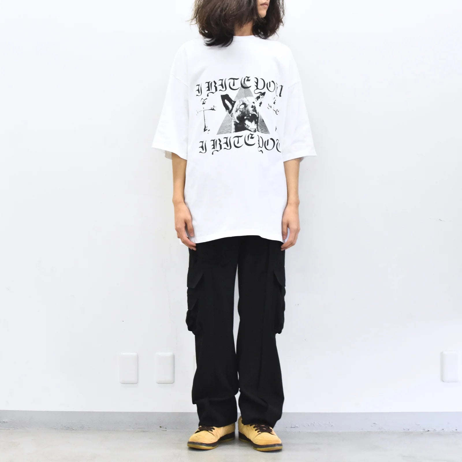 THE JEAN PIERRE / Reconstruction Silver Cargo Trouser - BLACK