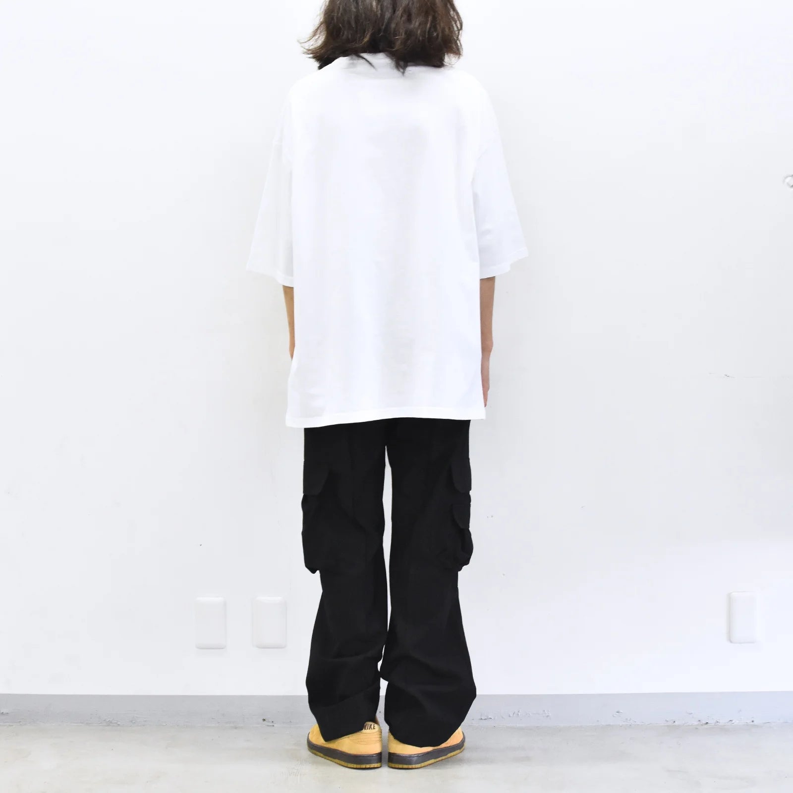 THE JEAN PIERRE / Reconstruction Silver Cargo Trouser - BLACK