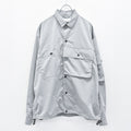 THE JEAN PIERRE / French Military Nylon Shirt - ICE GRAY