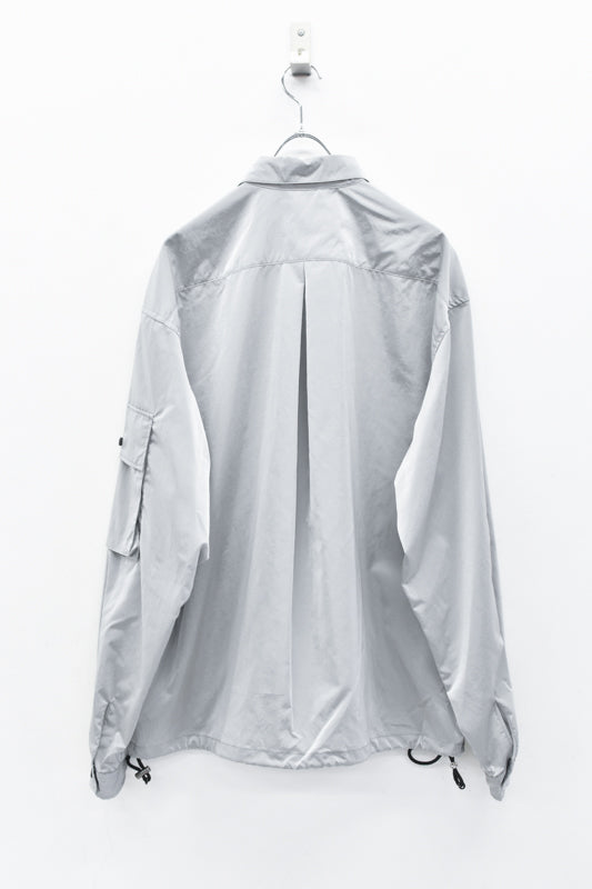 THE JEAN PIERRE / French Military Nylon Shirt - ICE GRAY
