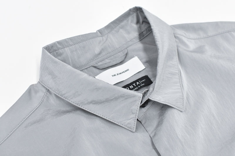 THE JEAN PIERRE / French Military Nylon Shirt - ICE GRAY