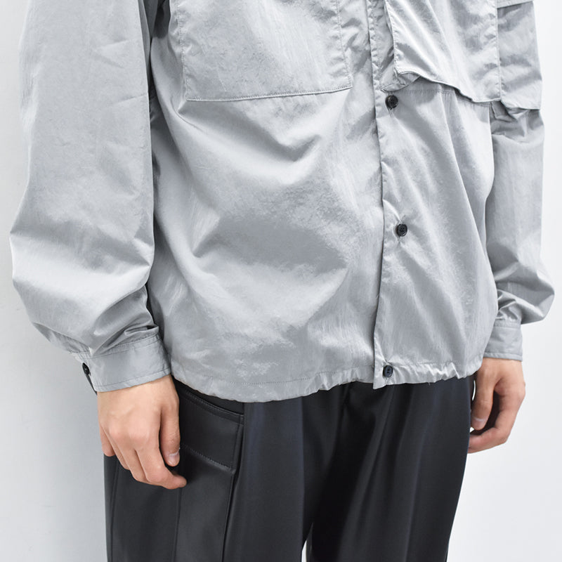 THE JEAN PIERRE / French Military Nylon Shirt - ICE GRAY