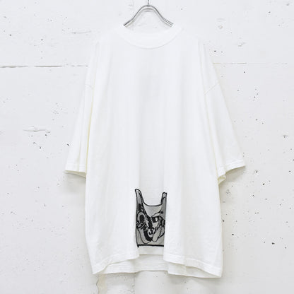 BODYSONG. / TEE/KNPOCKET2 - WHITE