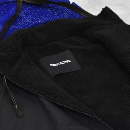 BODYSONG. / REFLECTIVE BALACLAVA BLOUSON - BLACK