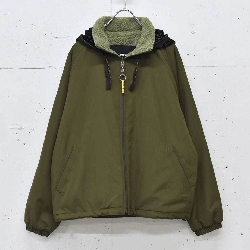 BODYSONG. / REFLECTIVE BALACLAVA BLOUSON - KHAKI