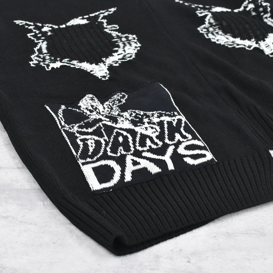 BODYSONG. / REVERSIBLE BALACLAVA SWEATER - BLACK