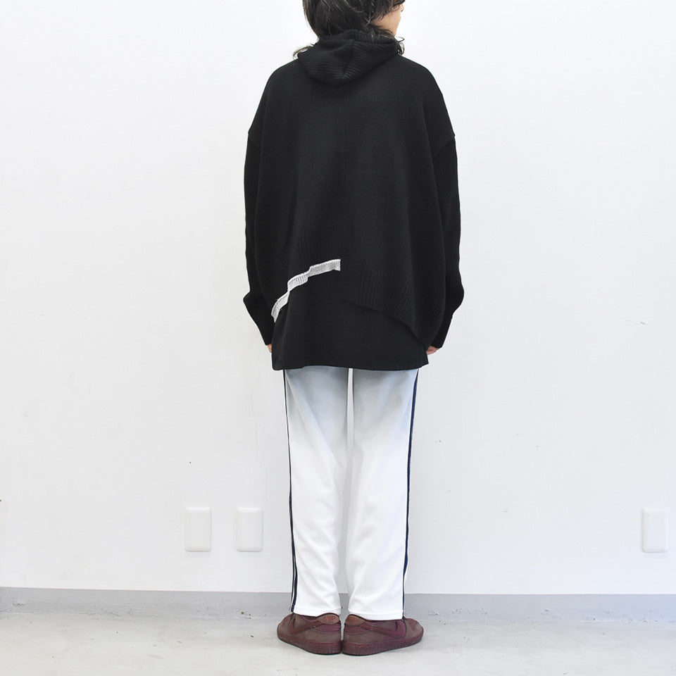 BODYSONG. / REVERSIBLE BALACLAVA SWEATER - BLACK