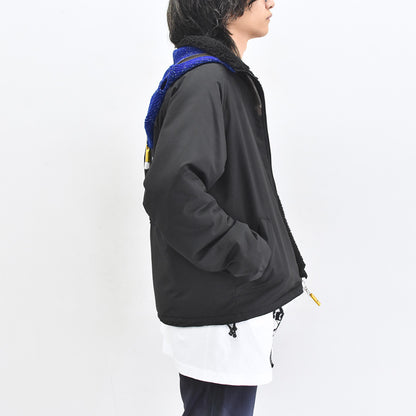 BODYSONG. / REFLECTIVE BALACLAVA BLOUSON - BLACK