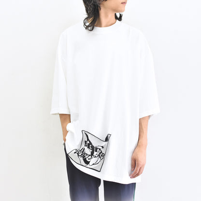 BODYSONG. / TEE/KNPOCKET2 - WHITE