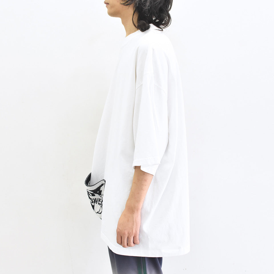 BODYSONG. / TEE/KNPOCKET2 - WHITE