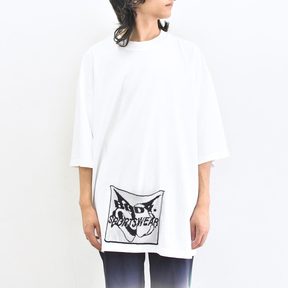 BODYSONG. / TEE/KNPOCKET2 - WHITE