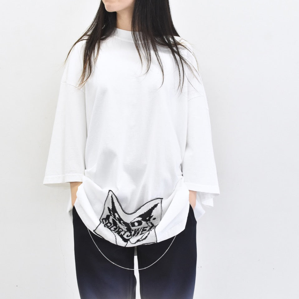 BODYSONG. / TEE/KNPOCKET2 - WHITE