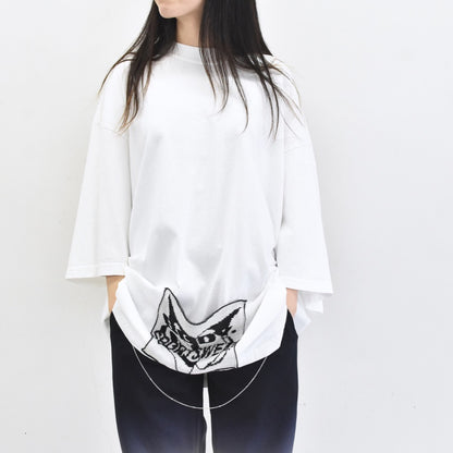 BODYSONG. / TEE/KNPOCKET2 - WHITE