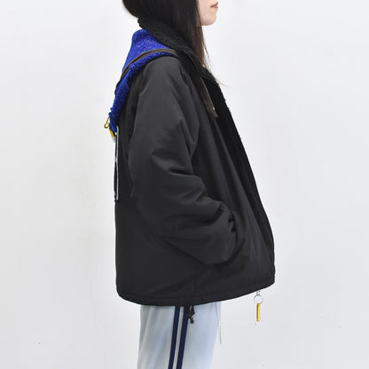 BODYSONG. / REFLECTIVE BALACLAVA BLOUSON - BLACK