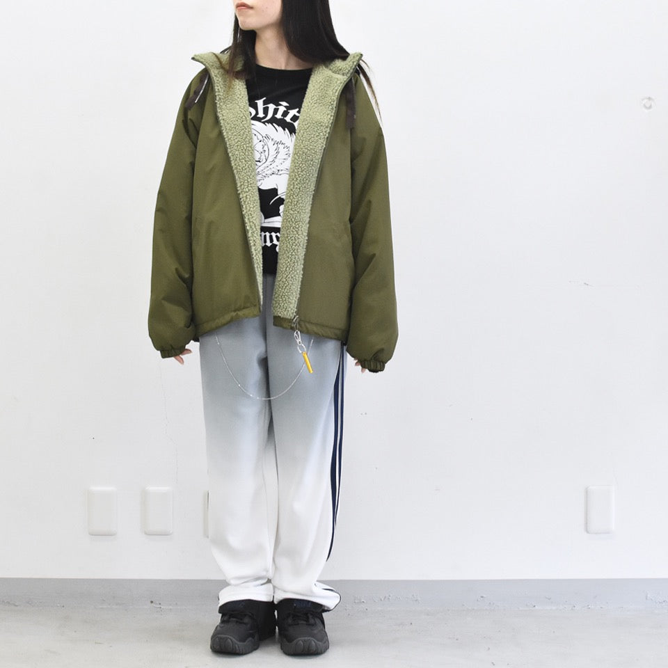 BODYSONG. / REFLECTIVE BALACLAVA BLOUSON - KHAKI