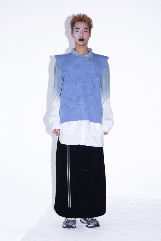 BODYSONG. / GRADATION DYED SH - GRAY