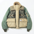 [予約販売] elephant TRIBAL fabrics / Hybrid Cowichan Blouson - BEIGE