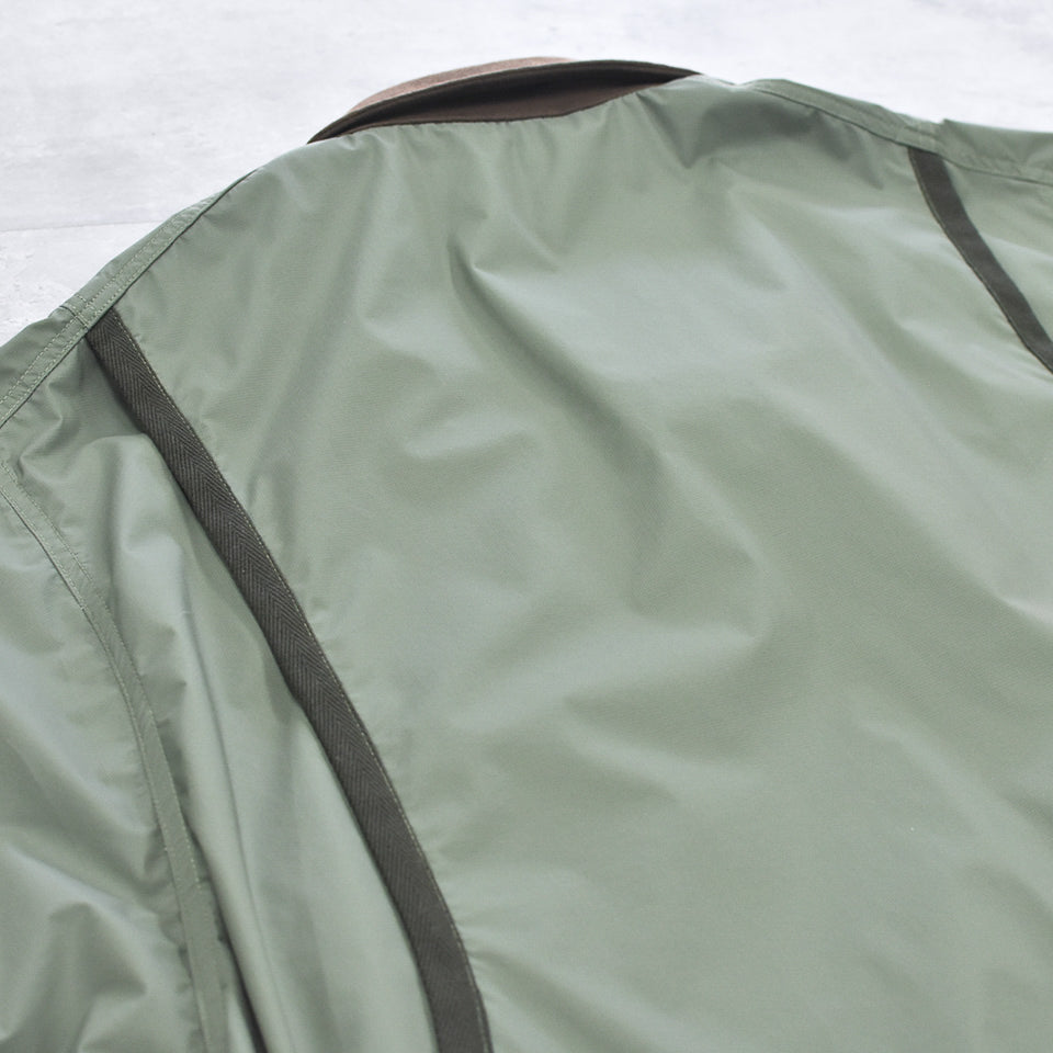elephant TRIBAL fabrics / Shell Hunting JKT - CELADON