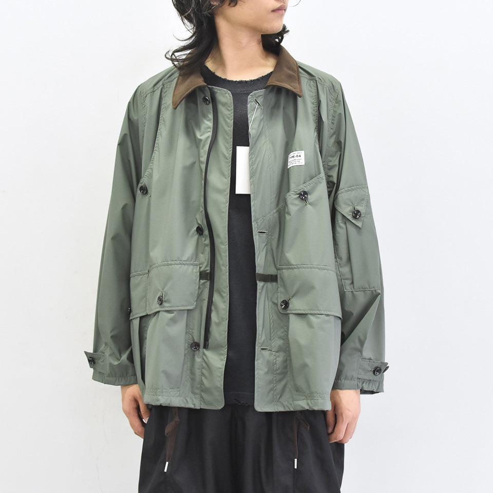elephant TRIBAL fabrics / Shell Hunting JKT - CELADON