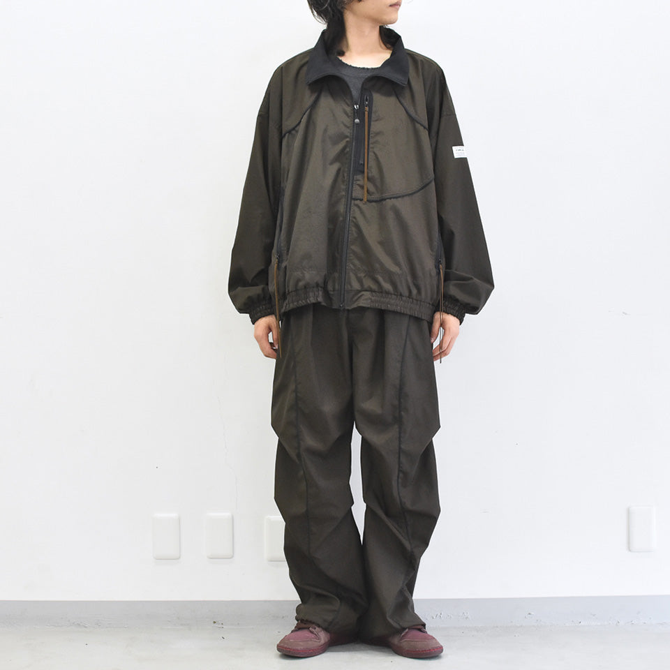 elephant TRIBAL fabrics / 3D Snow Camo Nylon Pants - BROWN
