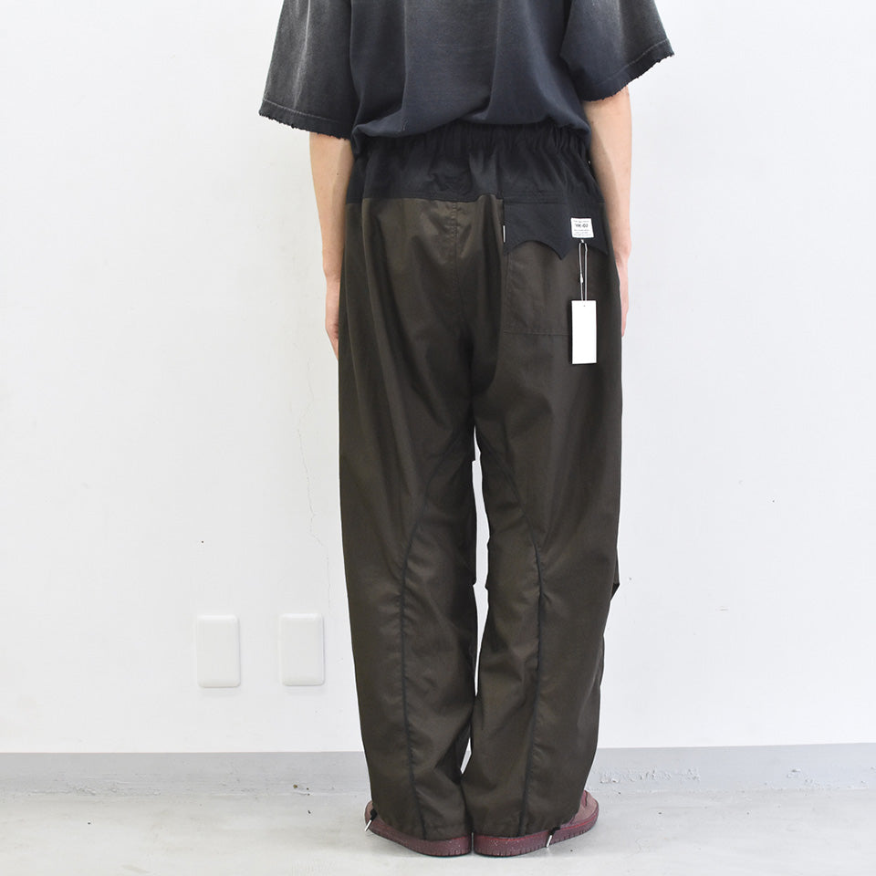 elephant TRIBAL fabrics / 3D Snow Camo Nylon Pants - BROWN