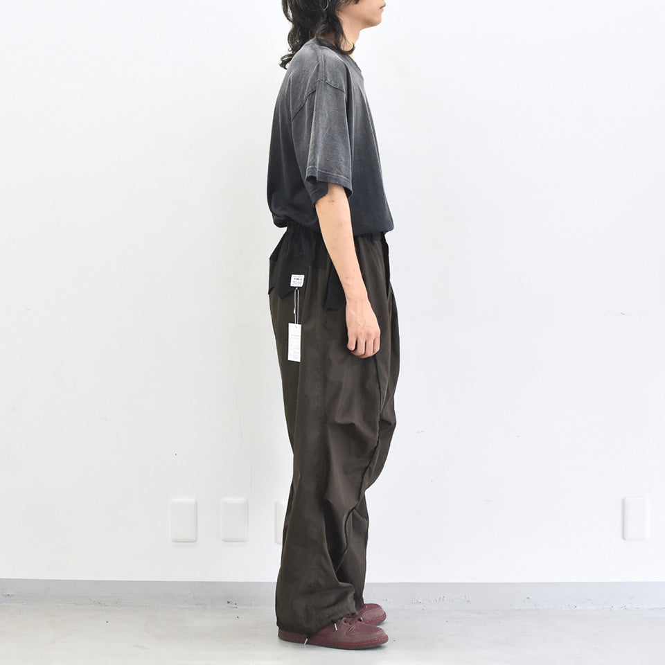 elephant TRIBAL fabrics / 3D Snow Camo Nylon Pants - BROWN