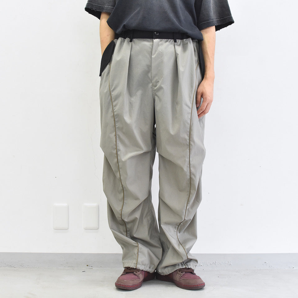 elephant TRIBAL fabrics / 3D Snow Camo Nylon Pants - COOL GRAY