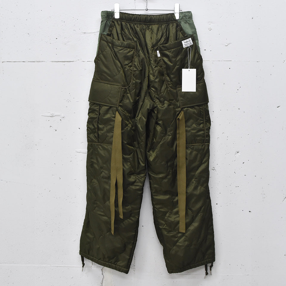 elephant TRIBAL fabrics / Cut Off Quilting Cargo Pants - KHAKI