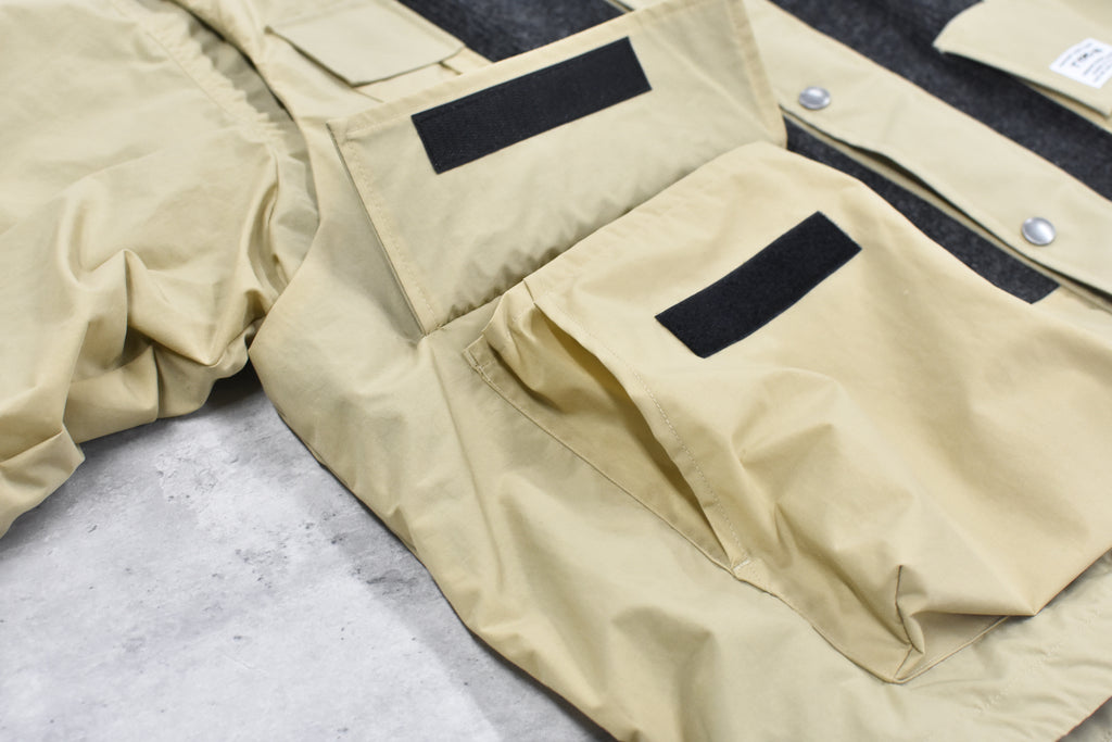 elephant TRIBAL fabrics / Hybrid Mountain JKT - BEIGE