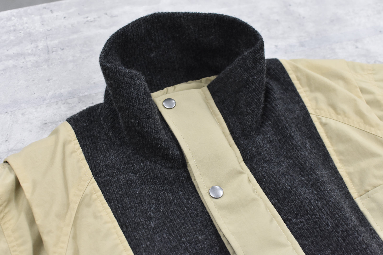 elephant TRIBAL fabrics / Hybrid Mountain JKT - BEIGE