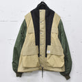 elephant TRIBAL fabrics / Hybrid Mountain JKT - BEIGE