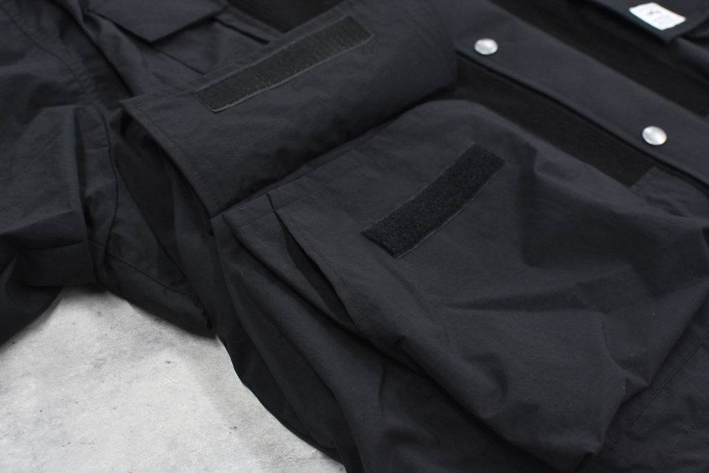 elephant TRIBAL fabrics / Hybrid Mountain JKT - BLACK