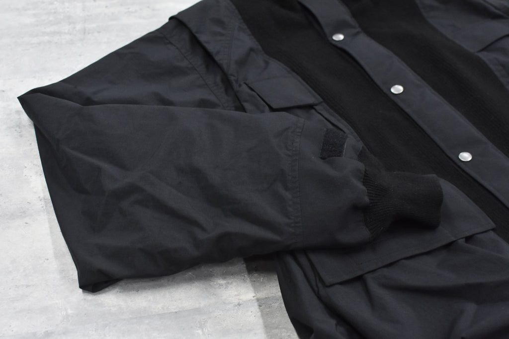 elephant TRIBAL fabrics / Hybrid Mountain JKT - BLACK