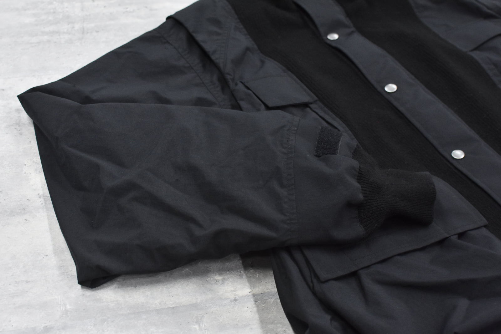 elephant TRIBAL fabrics / Hybrid Mountain JKT - BLACK