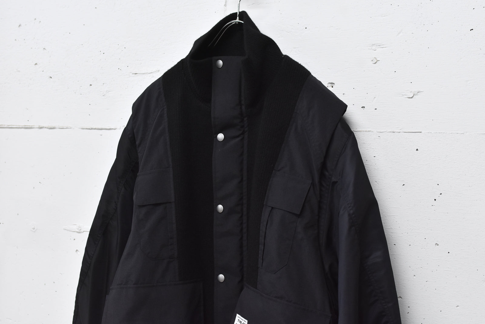 elephant TRIBAL fabrics / Hybrid Mountain JKT - BLACK