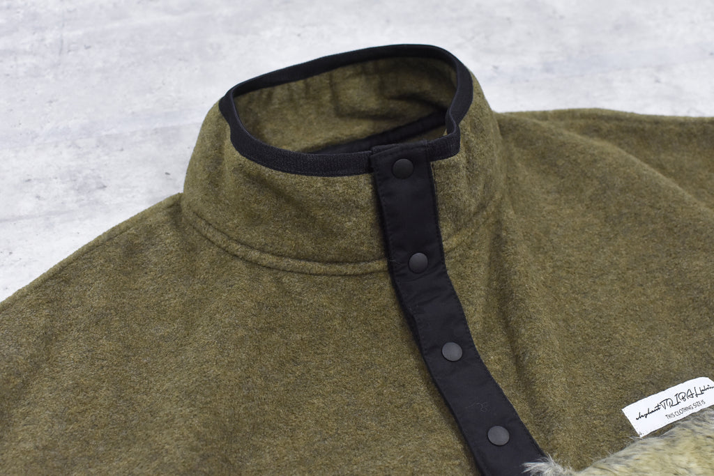 elephant TRIBAL fabrics / chaos boa blouson - KHAKI
