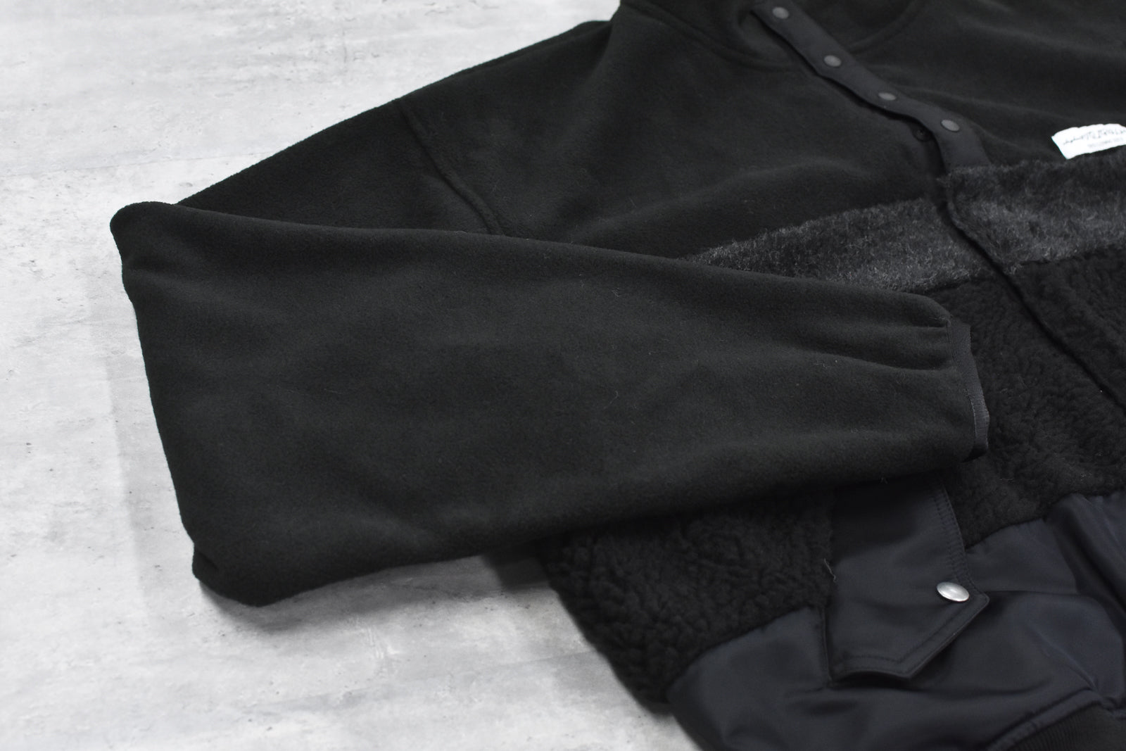 elephant TRIBAL fabrics / chaos boa blouson - BLACK