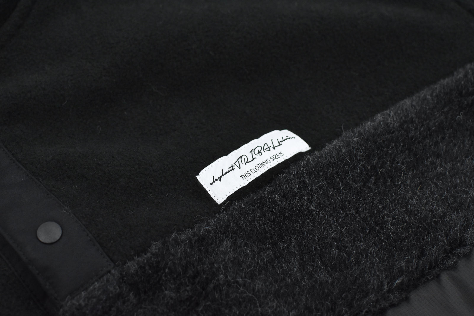 elephant TRIBAL fabrics / chaos boa blouson - BLACK
