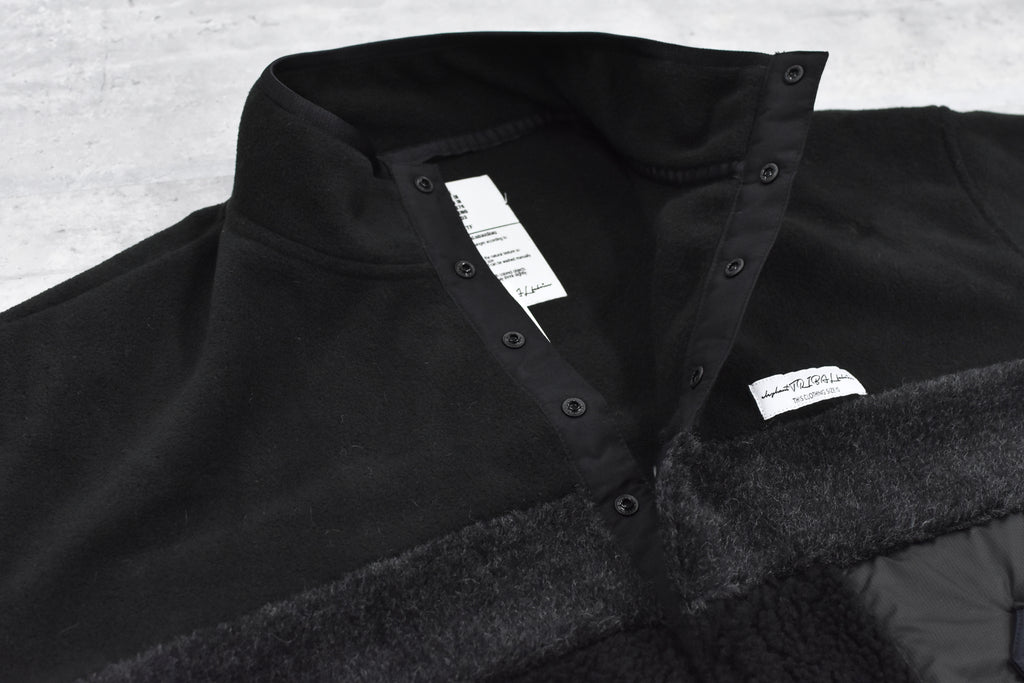 elephant TRIBAL fabrics / chaos boa blouson - BLACK
