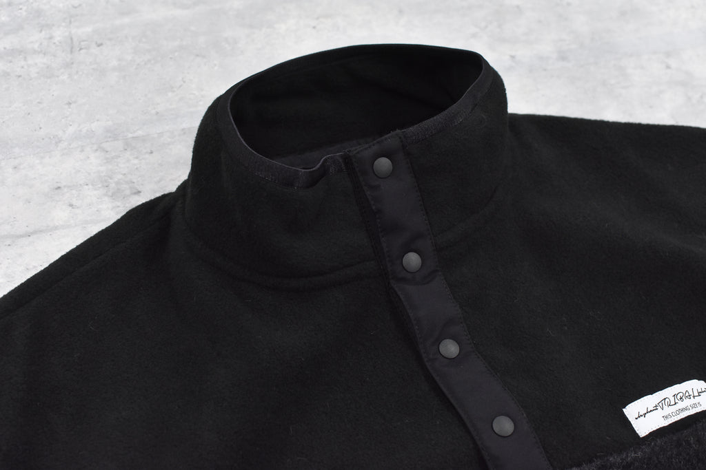 elephant TRIBAL fabrics / chaos boa blouson - BLACK
