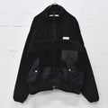 elephant TRIBAL fabrics / chaos boa blouson - BLACK