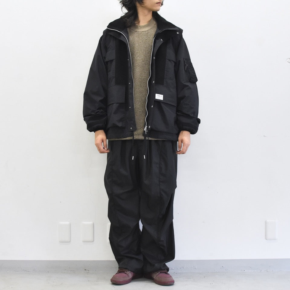 elephant TRIBAL fabrics / Hybrid Mountain JKT - BLACK