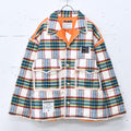 JUVENILE HALL ROLLCALL / 2133 NC KTG SHIRT JACKET - WHITE/RED