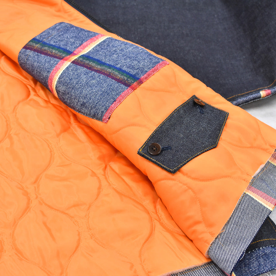 JUVENILE HALL ROLLCALL / 2094 INDIGO UKT FLD JACKET - INDIGO