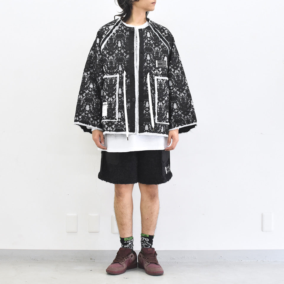 JUVENILE HALL ROLLCALL / 2130 CMP BKL LINER JACKET - BLACK