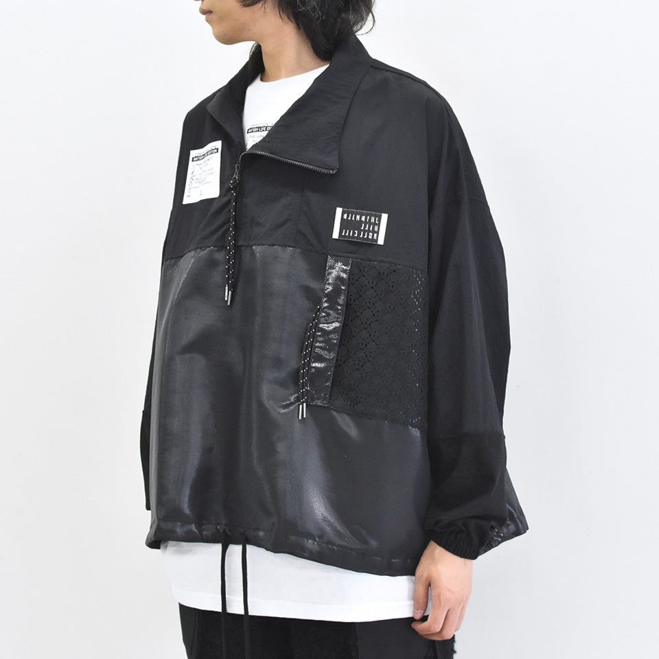 JUVENILE HALL ROLLCALL / 2096 CMP STD ANORAK - BLACK/GRITTER